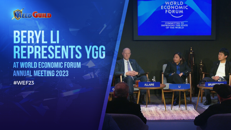 Beryl Li 代表 YGG 出席 2023 年世界经济论坛会议