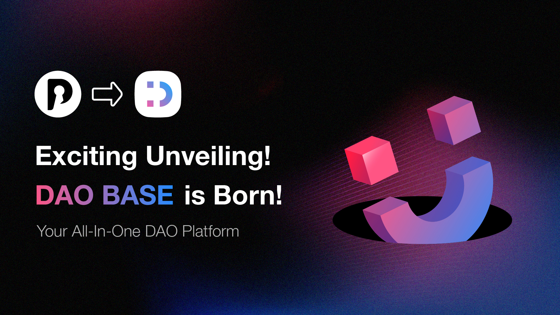 DAO聚合器平台The PASS宣布品牌升级为DAOBase