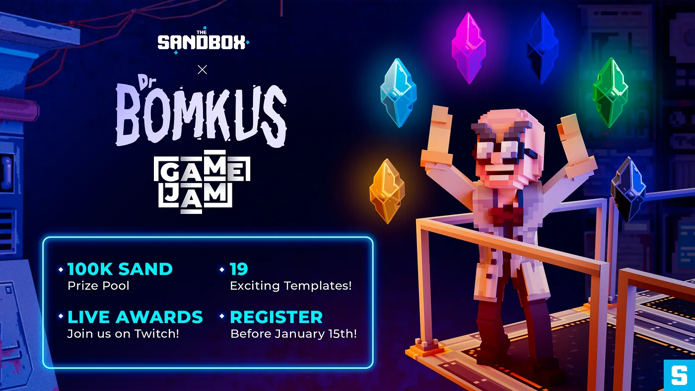 The Sandbox 2024 Game Jam 启动｜向博姆库斯博士证明你的游戏开发实力！